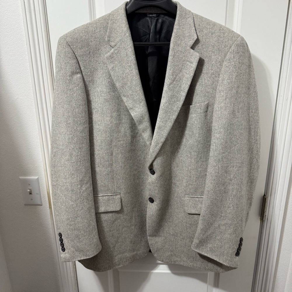 Paul Fredrick Classic Gray Blazer